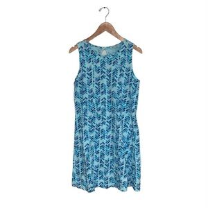 fresh‎ produce Dress Women’s Size Small Blue “Maritime Mosaic  Marissa” Cotton